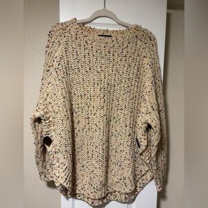 Cozy Speckled Knit Sweater